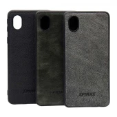 قاب چرمی مشکی EPIMAX سامسونگ A01 Core