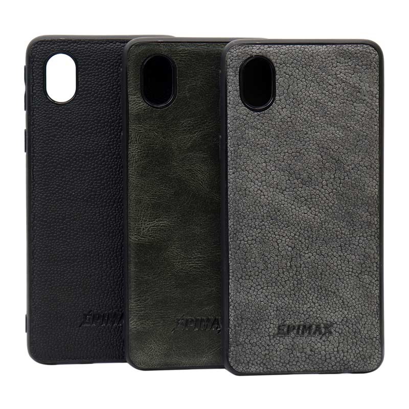 قاب چرمی مشکی EPIMAX سامسونگ A01 Core