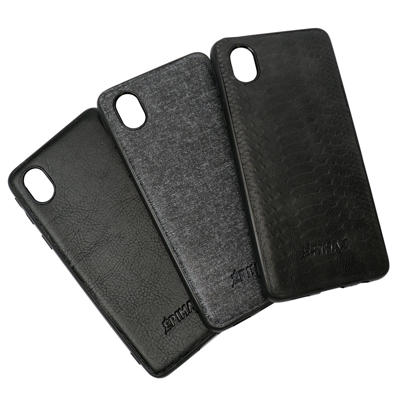 قاب چرمی مشکی EPIMAX سامسونگ A01 Core
