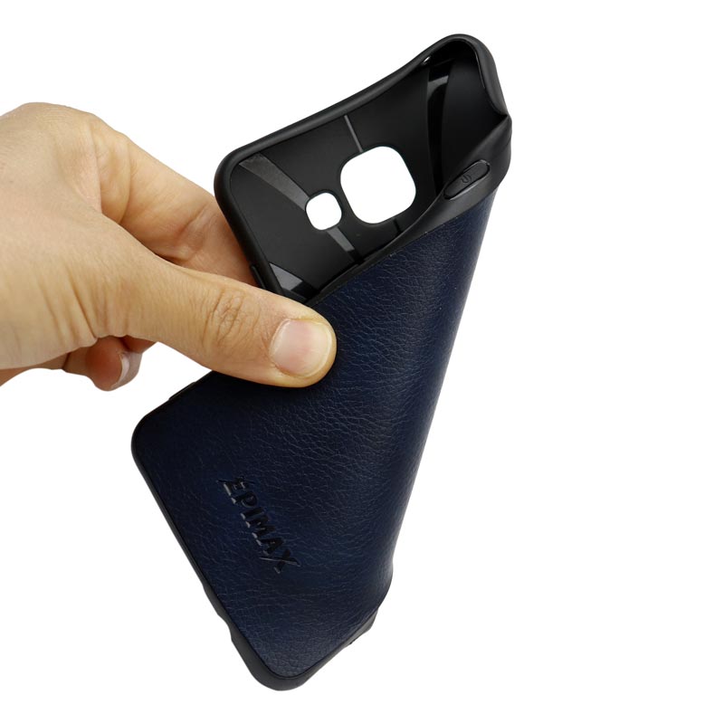 قاب چرمی آبی EPIMAX سامسونگ A5 2016