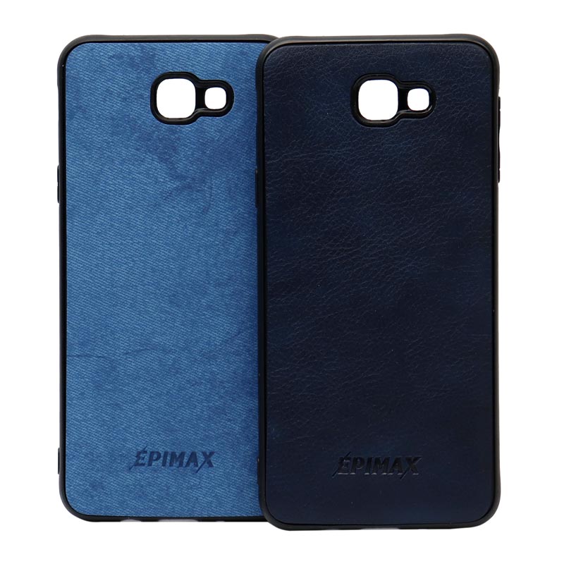 قاب چرمی آبی EPIMAX سامسونگ J5 Prime
