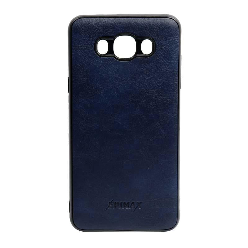 قاب چرمی آبی EPIMAX سامسونگ J7 2016