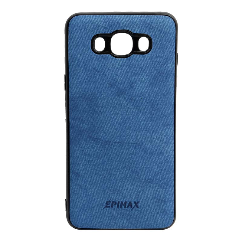 قاب چرمی آبی EPIMAX سامسونگ J7 2016