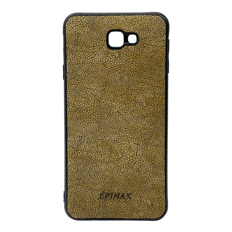 قاب چرمی قهوه ای EPIMAX سامسونگ J7 Prime