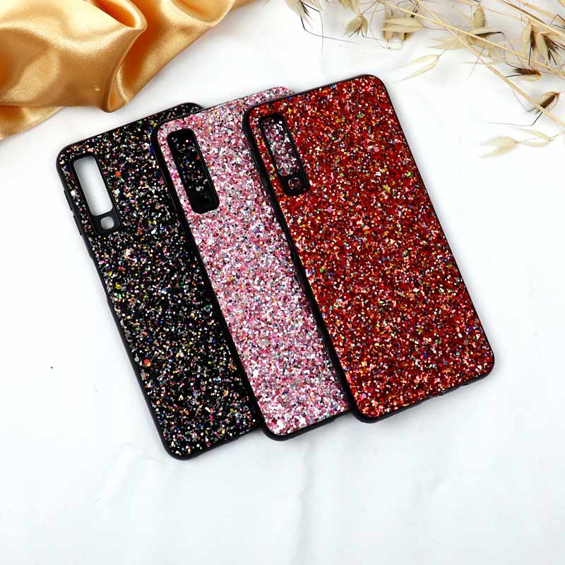 قاب چرم اکلیلی Samsung A7 2018