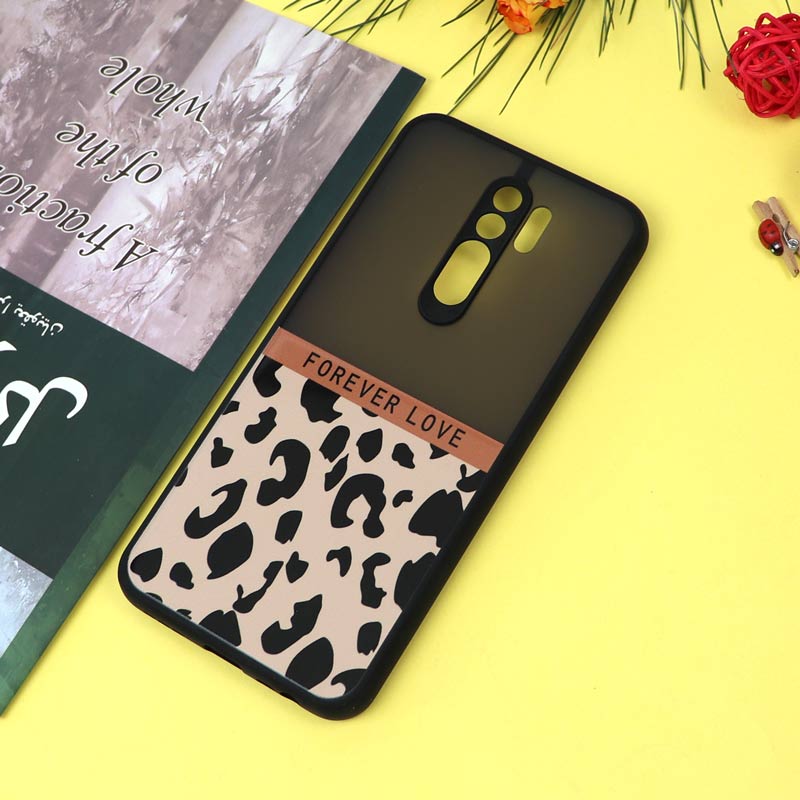 قاب PC مات محافظ لنزدار طرحدار پلنگی شیائومی Redmi 9