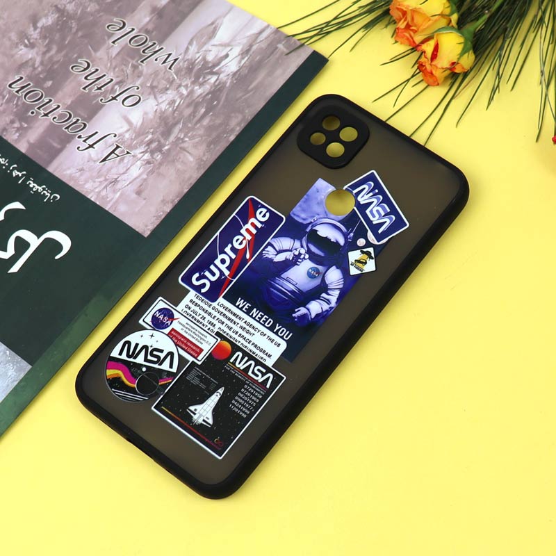 قاب PC مات محافظ لنزدار طرحدار NASA شیائومی Redmi 9C