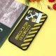 قاب PC مات محافظ لنزدار طرحدار Off White شیائومی Redmi Note 8