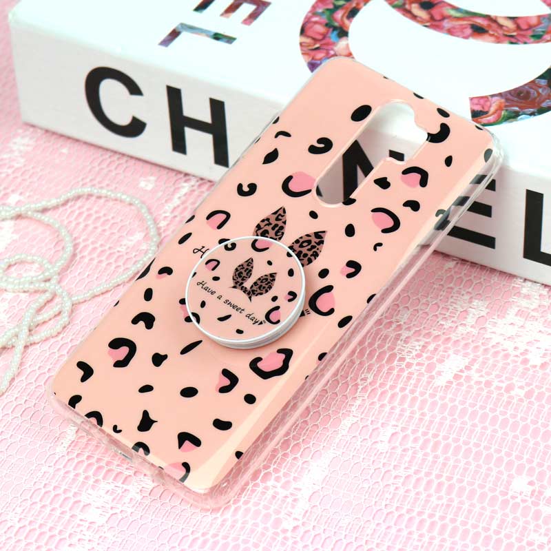 قاب سوپر IMD دور شفاف پاپ سوکت دار Xiaomi Redmi Note 8 Pro خرگوش