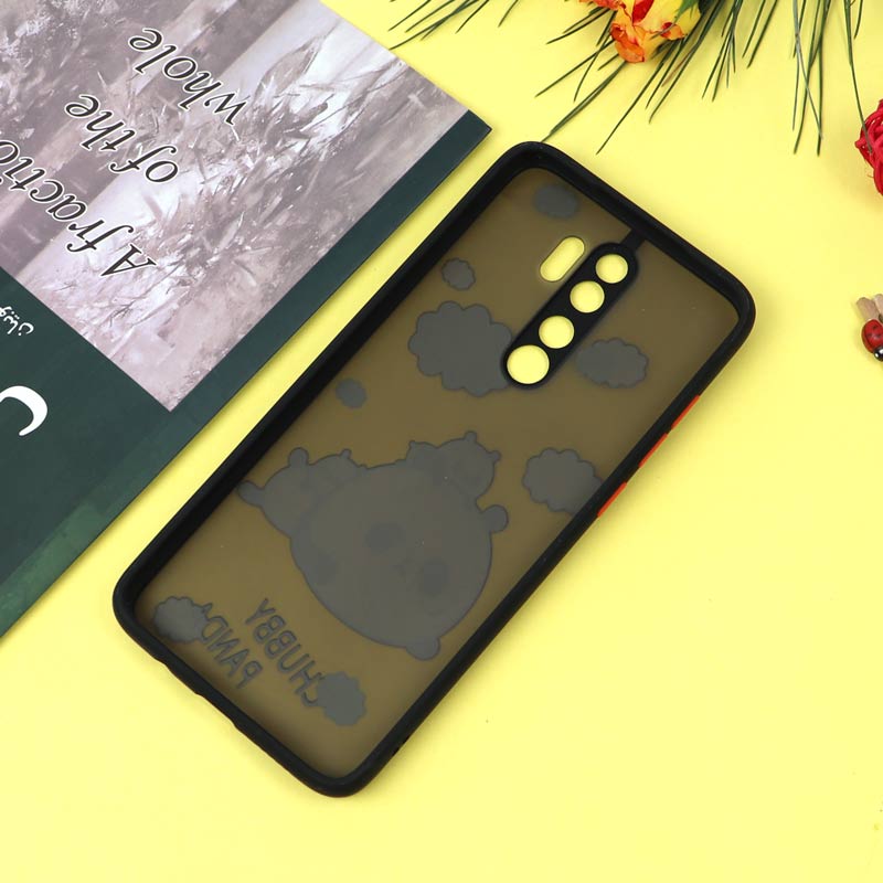 قاب PC مات محافظ لنزدار طرحدار پاندا شیائومی Redmi Note 8 Pro