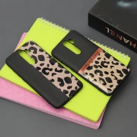 قاب طرحدار مشکی پلنگی شیائومی Redmi Note 8 Pro