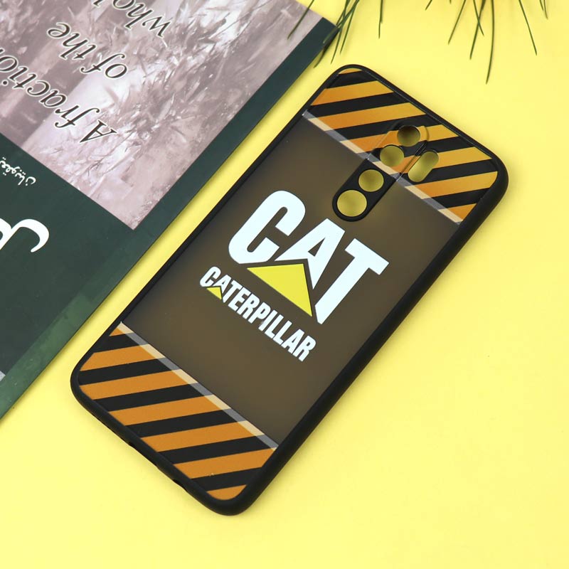 قاب PC مات محافظ لنزدار طرحدار CAT شیائومی Redmi Note 8 Pro