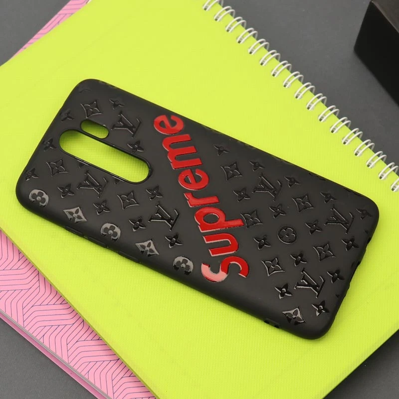 قاب طرحدار مشکی Superme شیائومی Redmi Note 8 Pro