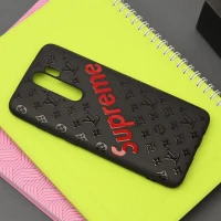 قاب طرحدار مشکی Superme شیائومی Redmi Note 8 Pro