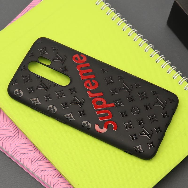 قاب طرحدار مشکی Superme شیائومی Redmi Note 8 Pro