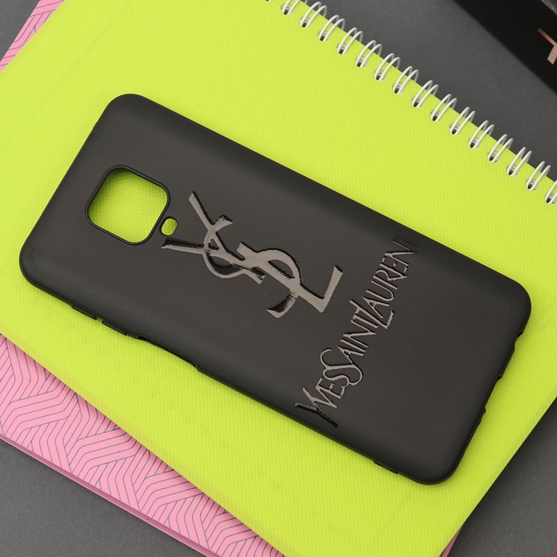 قاب طرحدار مشکی YSL شیائومی Redmi Note 9 Pro