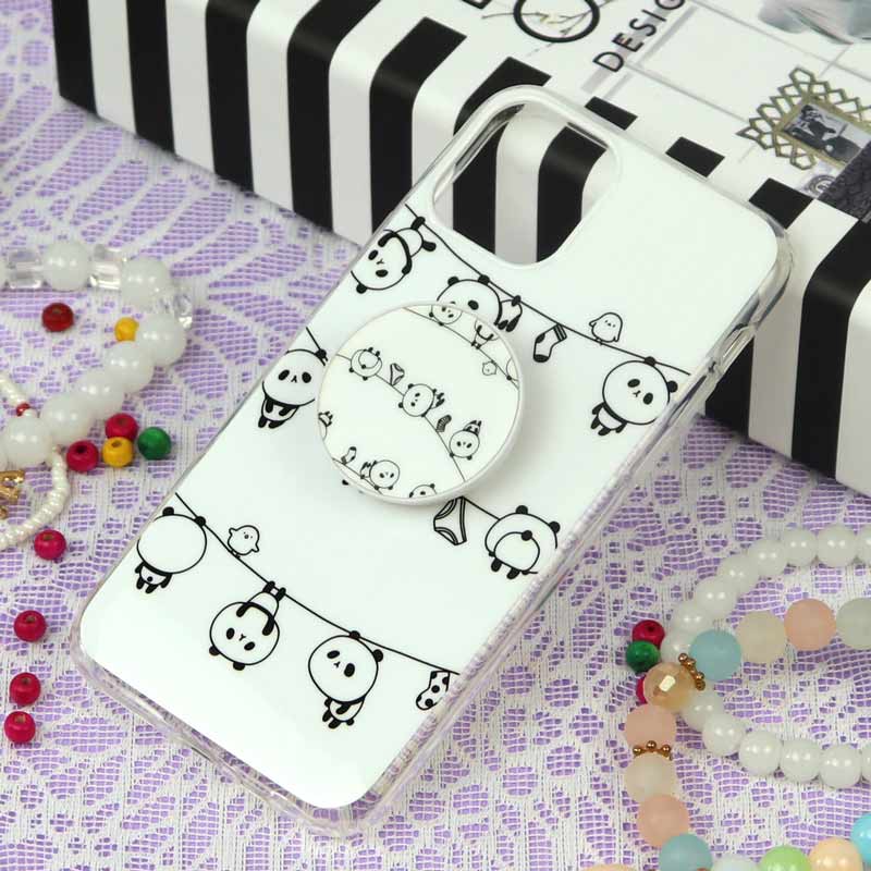 قاب سوپر IMD دور شفاف پاپ سوکت دار iPhone 11 Pro پاندا