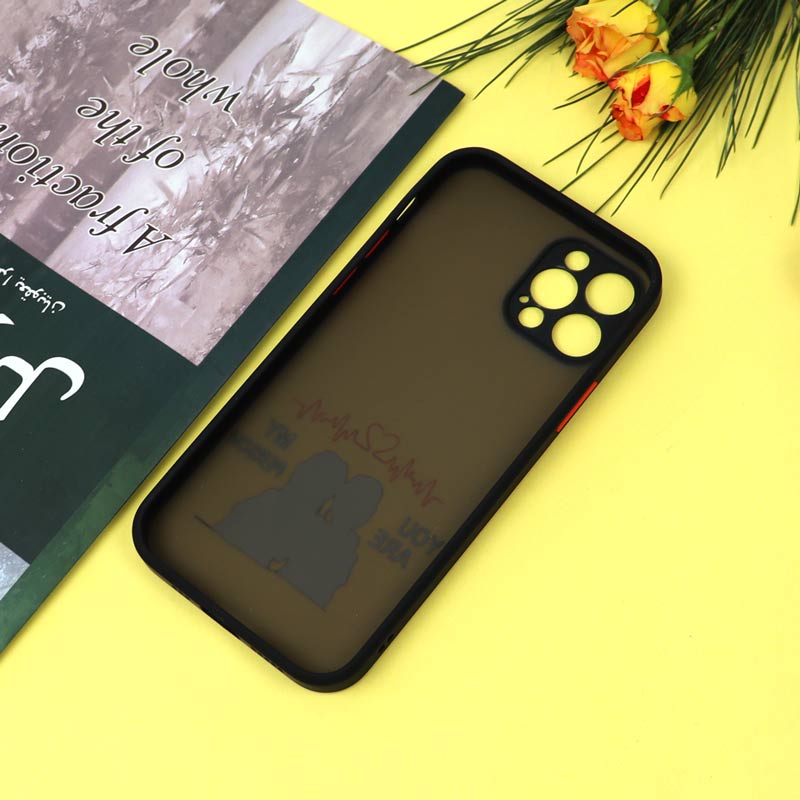 قاب PC مات محافظ لنزدار طرحدار Friends آیفون iPhone 12 Pro