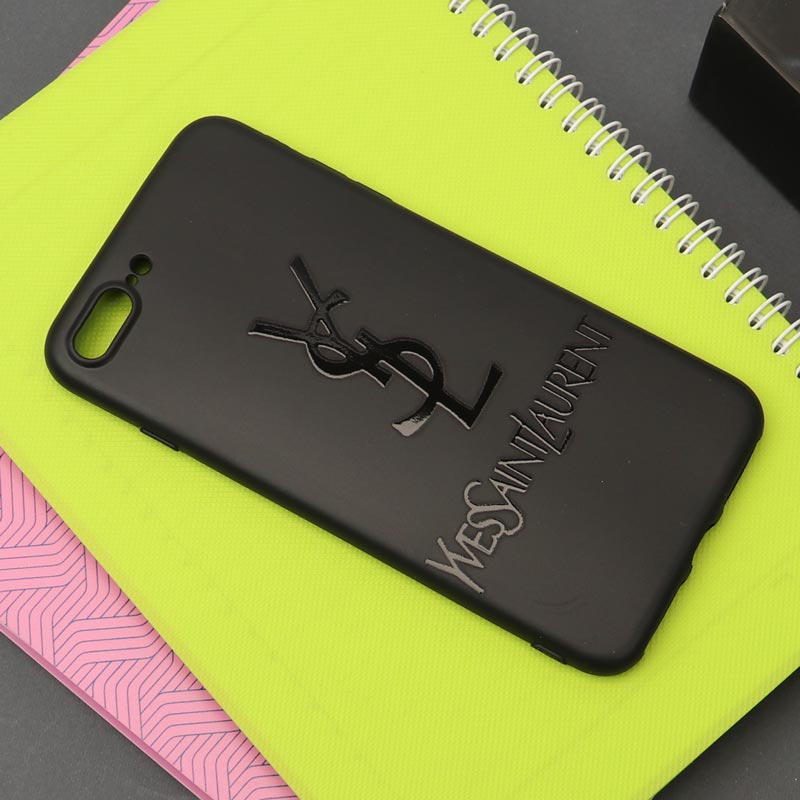 قاب طرحدار مشکی YSL آیفون iPhone 7 Plus / 8 Plus