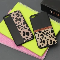 قاب طرحدار مشکی پلنگی آیفون iPhone 7 Plus / 8 Plus