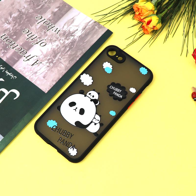 قاب PC مات محافظ لنزدار طرحدار پاندا آیفون iPhone 7/8