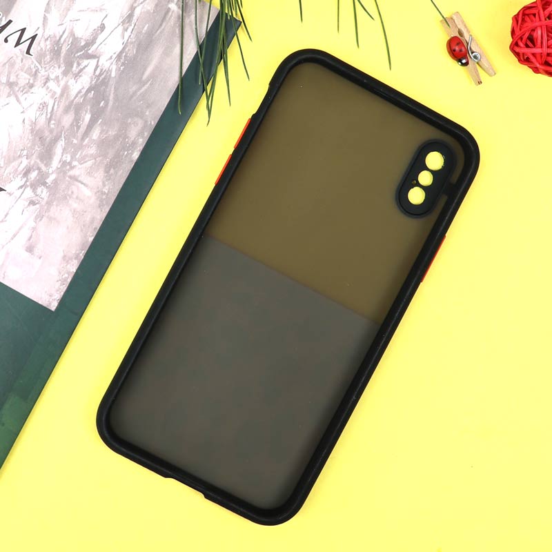 قاب PC مات محافظ لنزدار طرحدار پلنگی آیفون iPhone X/XS