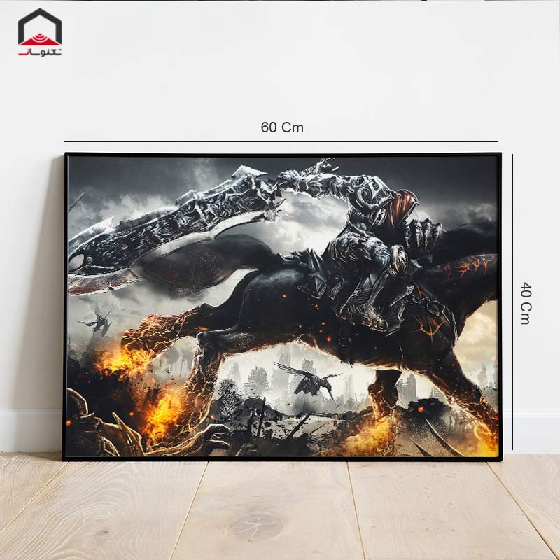 تابلو شاسی Darksiders 40*60 کد 1