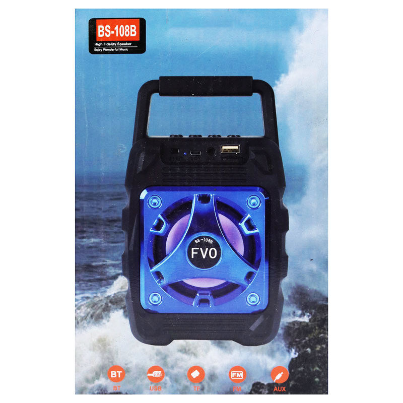 اسپیکر بلوتوثی رم و فلش خور FVO BS-108B