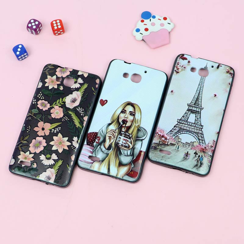 قاب فانتزی برجسته دخترانه هواوی Honor 3X سری 7