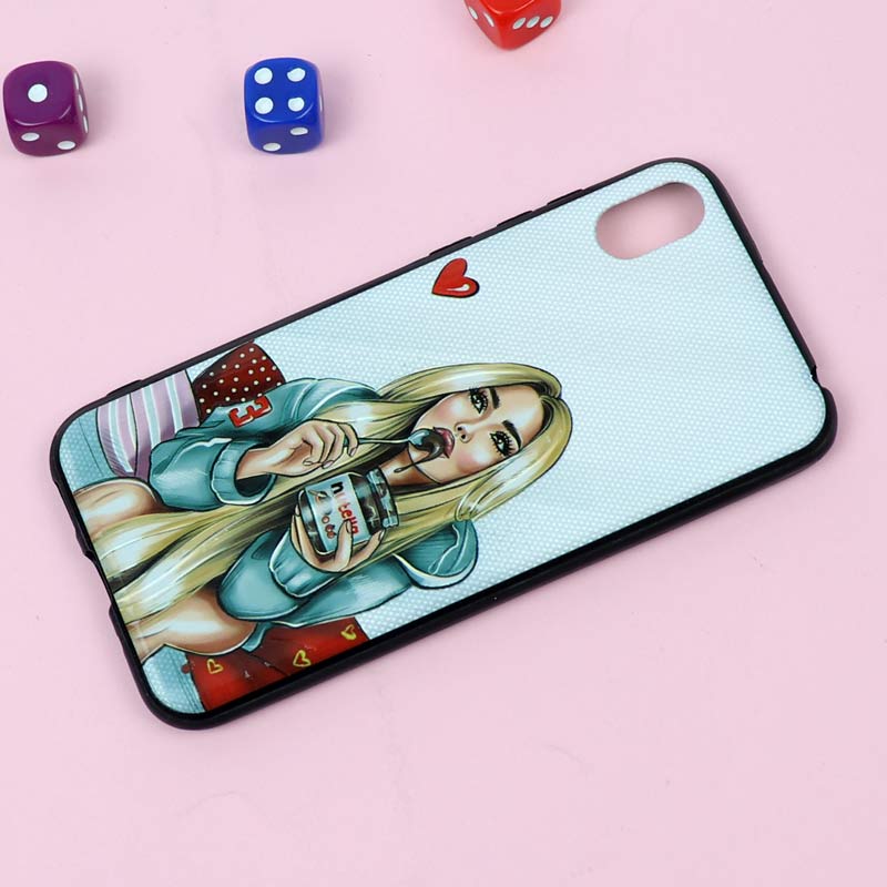 قاب فانتزی برجسته دخترانه هواوی Honor 8S سری 7