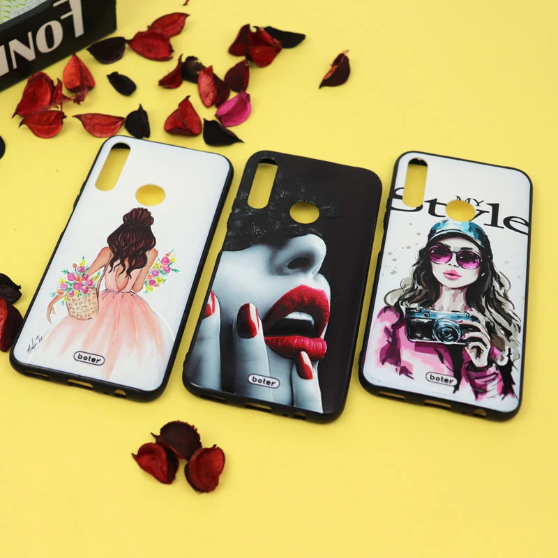 قاب فانتزی برجسته دخترانه هواوی Honor 9X سری 6