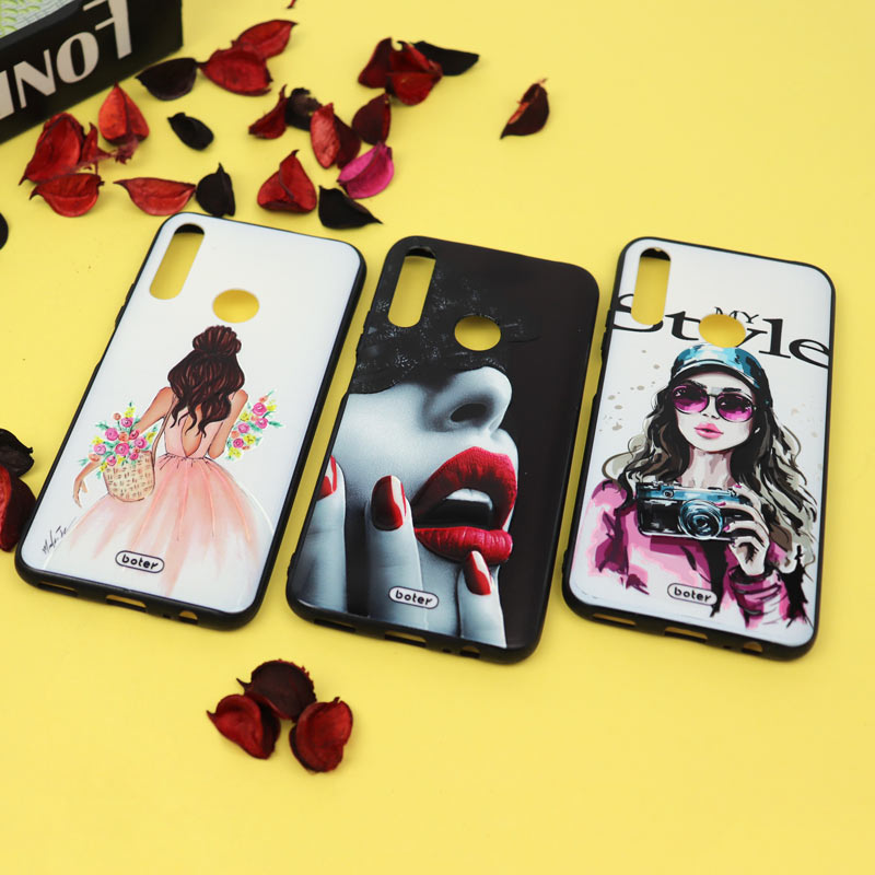 قاب فانتزی برجسته دخترانه هواوی Honor 9X سری 6