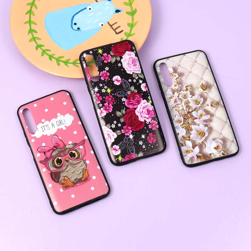 قاب فانتزی برجسته دخترانه سامسونگ A8 Plus سری 3