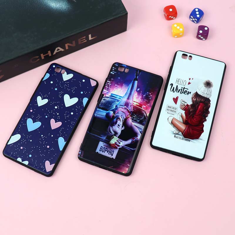 قاب فانتزی برجسته دخترانه هواوی Honor P8 Lite سری 7