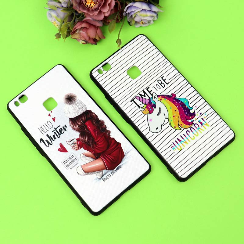 قاب فانتزی برجسته دخترانه هواوی Honor P9 Lite سری 7