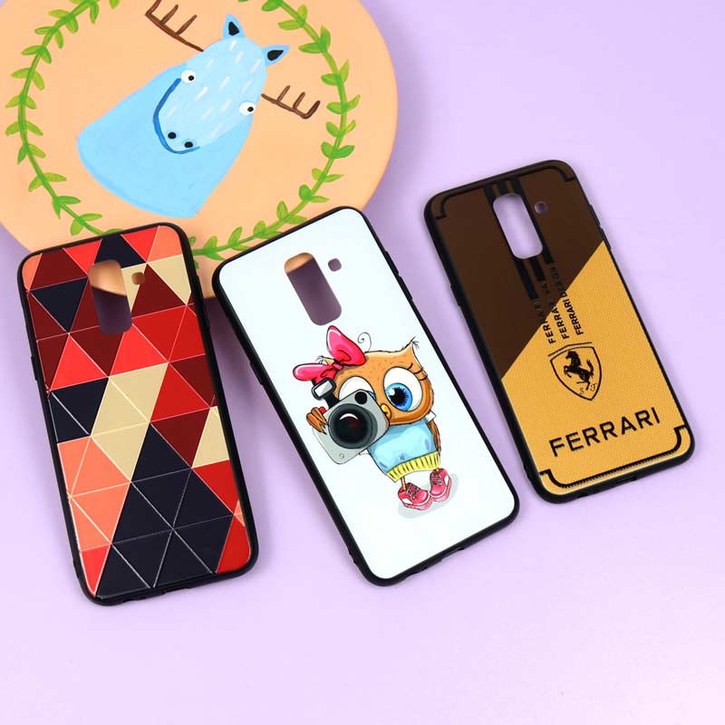 قاب فانتزی برجسته دخترانه سامسونگ A6 Plus سری 3