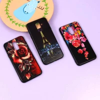 قاب فانتزی برجسته دخترانه سامسونگ A6 Plus سری 3