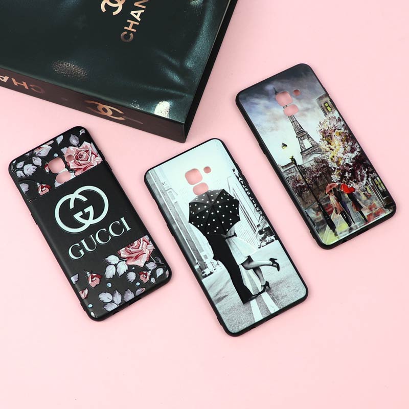 قاب فانتزی برجسته دخترانه سامسونگ A8 Plus سری 10