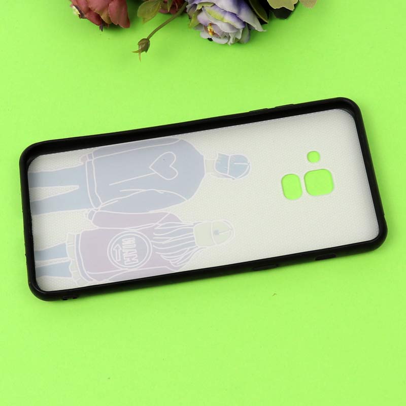 قاب فانتزی برجسته دخترانه سامسونگ A8 Plus سری 7