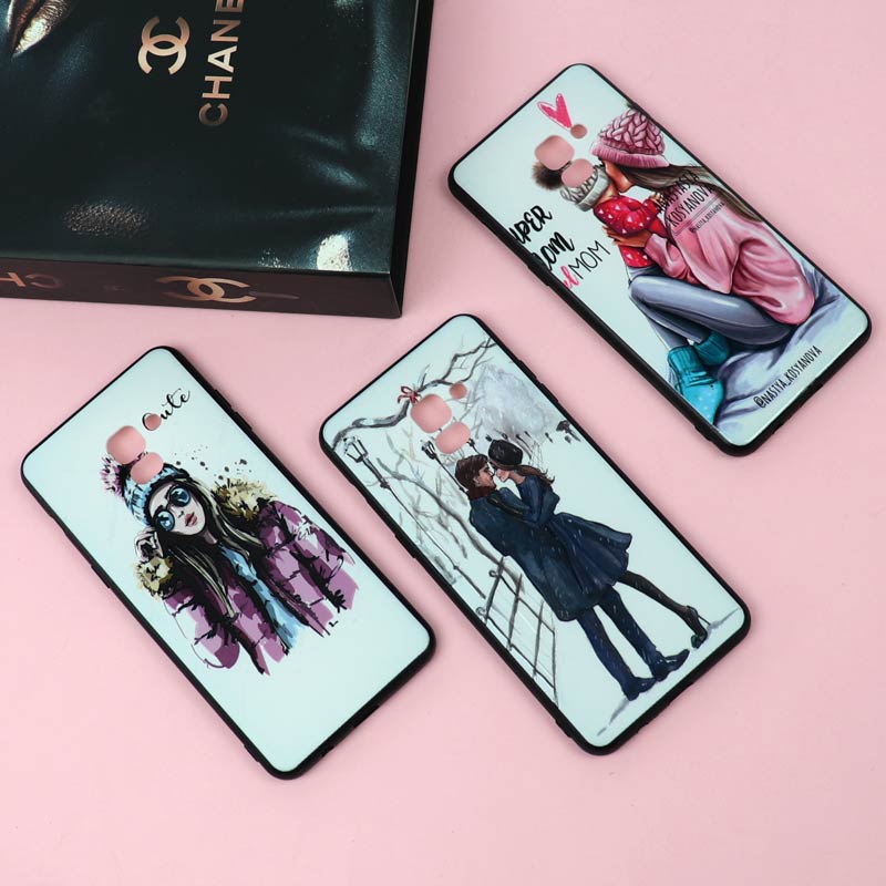 قاب فانتزی برجسته دخترانه سامسونگ A8 Plus سری 10