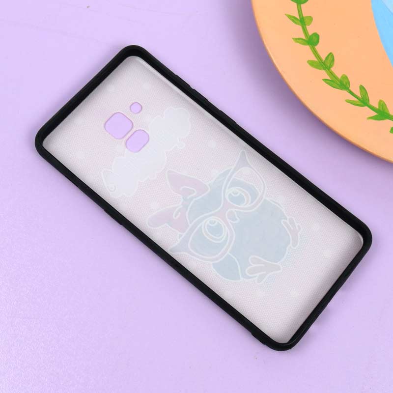 قاب فانتزی برجسته دخترانه سامسونگ A8 Plus سری 3
