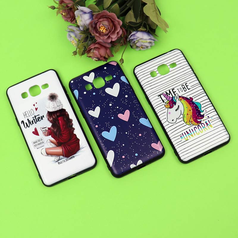قاب فانتزی برجسته دخترانه سامسونگ Galaxy Grand Prime سری 7