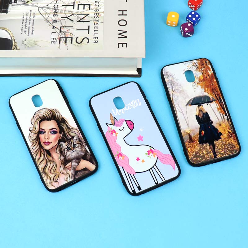 قاب فانتزی برجسته دخترانه سامسونگ J3 Pro سری 6