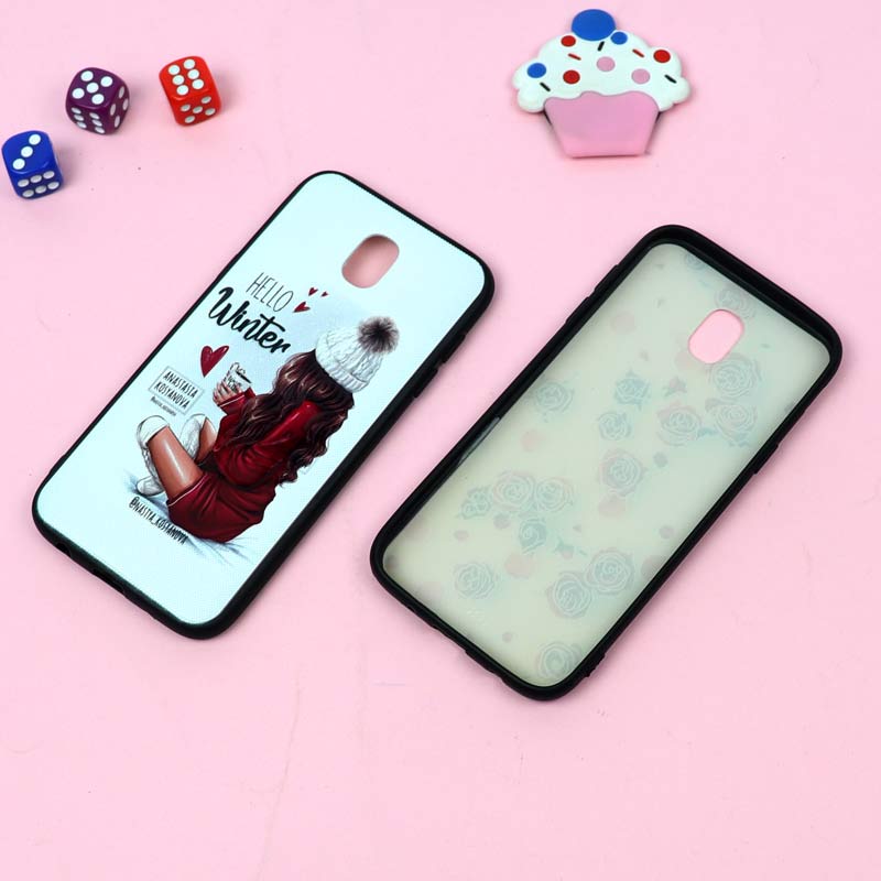 قاب فانتزی برجسته دخترانه سامسونگ J5 Pro سری 7