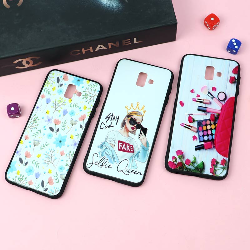 قاب فانتزی برجسته دخترانه سامسونگ J6 Plus سری 6