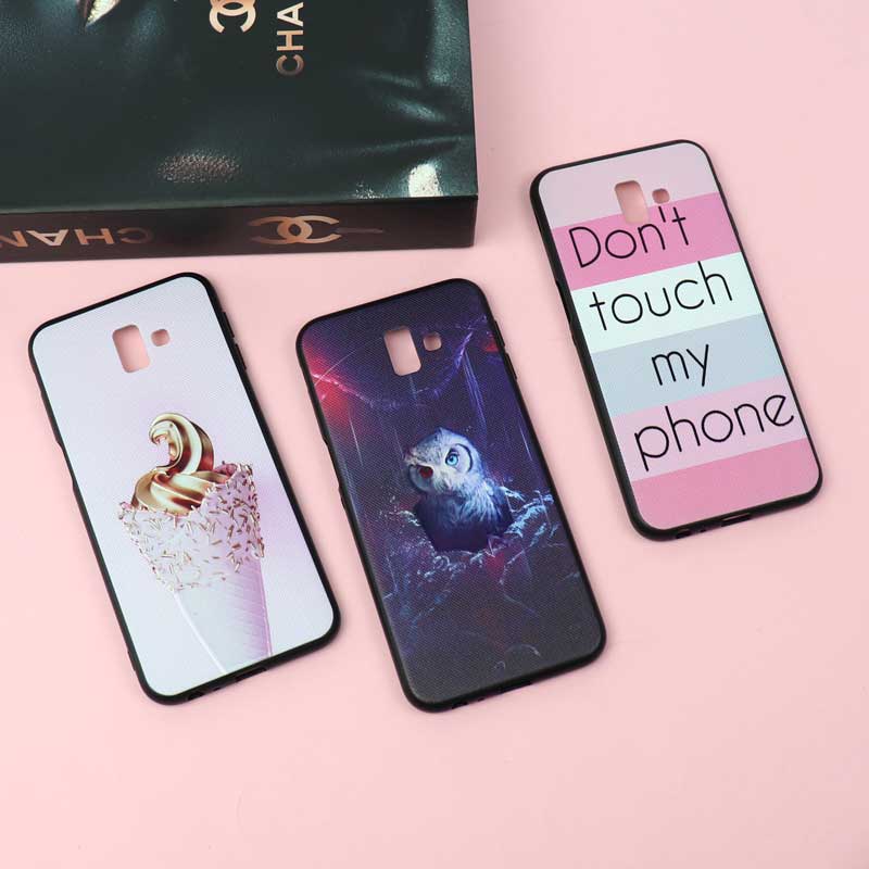 قاب فانتزی برجسته دخترانه سامسونگ J6 Plus سری 10