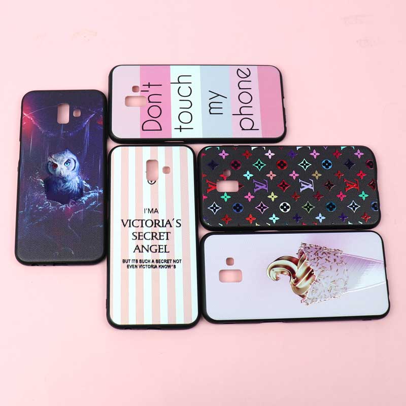 قاب فانتزی برجسته دخترانه سامسونگ J6 Plus سری 10