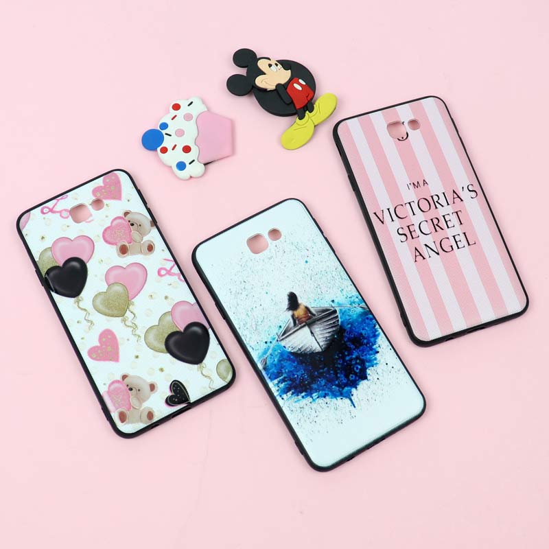 قاب فانتزی برجسته دخترانه سامسونگ J7 Prime سری 7