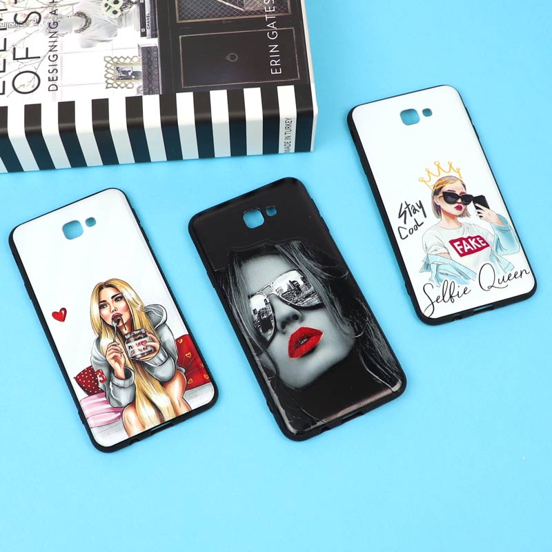 قاب فانتزی برجسته دخترانه سامسونگ J7 Prime سری 6