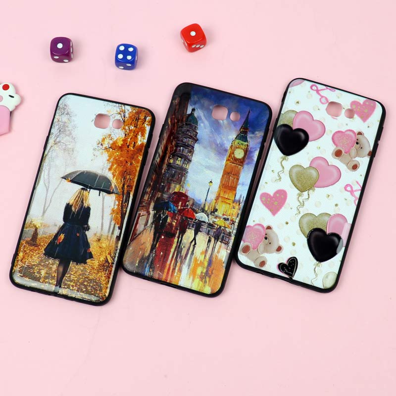 قاب فانتزی برجسته دخترانه سامسونگ J7 Prime سری 7